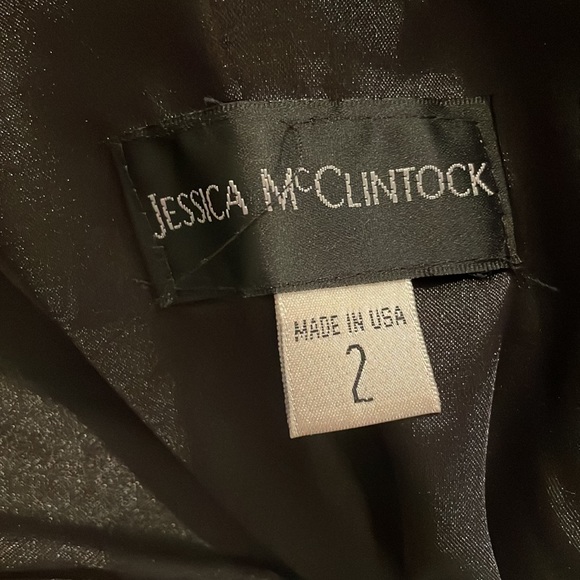 Jessica McClintock strapless dress size 0 - Picture 5 of 5